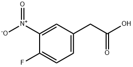 3-硝基-4-氟苯乙酸, 192508-36-4, 结构式