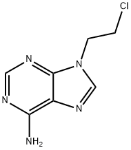 9-(2-Chloro-ethyl)-9H-purin-6-ylamine Struktur