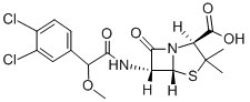 双氯甲氧青霉素,1926-49-4,结构式