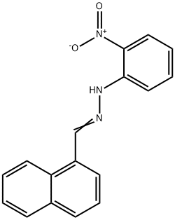 1-Naphthaldehyde 2-nitrophenyl hydrazone,19263-85-5,结构式