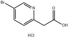 2-(3-BROMOPYRIDIN-2-YL)ACETIC ACID HYDROCHLORIDE,192642-96-9,结构式