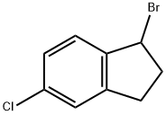 1-BROMO-5-CHLORO-2,3-DIHYDRO-1H-INDENE 结构式