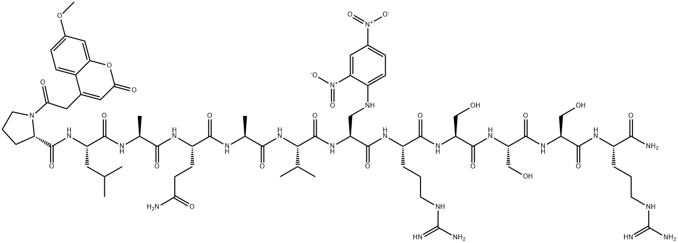 MCA-PRO-LEU-ALA-GLN-ALA-VAL-DAP(DNP)-ARG-SER-SER-SER-ARG-NH2|专用电脑软件