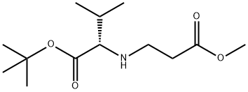 N-(3-Methoxy-3-oxopropyl)-L-valine tert-Butyl Ester Structure