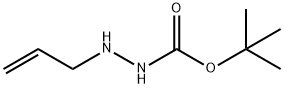 Hydrazinecarboxylic acid, 2-(2-propenyl)-, 1,1-dimethylethyl ester (9CI) Structure