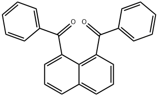 1,8-DIBENZOYLNAPHTHALENE 结构式