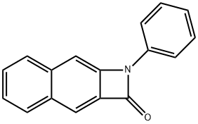 2-(Phenylamino)naphthalene-3-carboxylic acid lactam Struktur