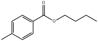Benzoic acid, 4-methyl-, butyl ester Struktur