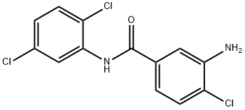 3-amino-4-chloro-N-(2,5-dichlorophenyl)benzamide,19277-78-2,结构式