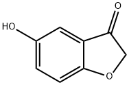 5-ヒドロキシ-3(2H)-ベンゾフラノン 化学構造式