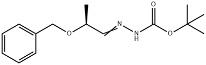(S)-O-BENZYLLACTALDEHYDE-N-(TERT-BUTOXYCARBONYL)HYDRAZONE Struktur