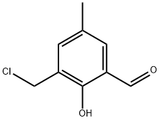 3-(氯甲基)-2-羟基-5-甲基苯甲醛,192819-68-4,结构式