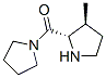 Pyrrolidine, 1-[(3-methyl-2-pyrrolidinyl)carbonyl]-, (2S-trans)- (9CI) 结构式