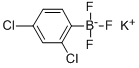 (2,4-ジクロロフェニル)トリフルオロほう酸カリウム 化学構造式