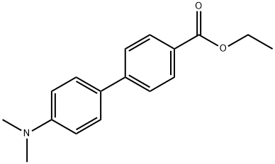 4'-(二甲基氨基)-[1,1'-联苯]-4-羧酸乙酯 结构式