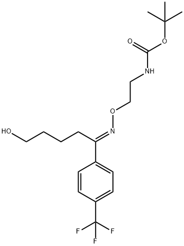 N-Boc Fluvoxamino Acid, 192876-03-2, 结构式