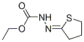 Hydrazinecarboxylic  acid,  (dihydro-2(3H)-thienylidene)-,  ethyl  ester  (9CI) Structure