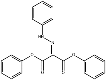 2-Phenylhydrazonomalonic acid diphenyl ester,19288-91-6,结构式