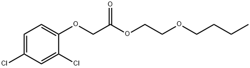 Butoxyethyl (2,4-dichlorophenoxy)acetate Struktur