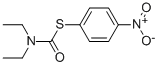 DIETHYL-THIOCARBAMIC ACID S-(4-NITRO-PHENYL) ESTER Structure