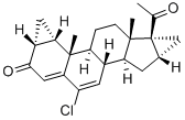 孕氯酮, 19291-69-1, 结构式