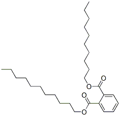 フタル酸1-デシル2-ウンデシル 化学構造式