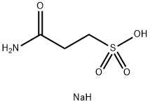 1-Propanesulfonic acid, 3-amino-3-oxo-, monosodium salt,19298-89-6,结构式