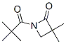 2-Azetidinone,  1-(2,2-dimethyl-1-oxopropyl)-3,3-dimethyl- Struktur