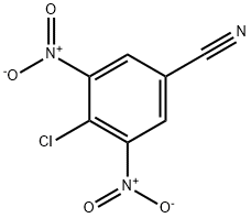 4-氯-3,5-二硝基苯甲腈, 1930-72-9, 结构式