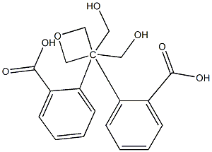 3,3-Oxetanedimethanol, dibenzoate 化学構造式