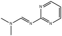 Methanimidamide, N,N-dimethyl-N-2-pyrimidinyl-, (1E)- (9CI) Struktur