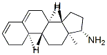 (8R,9S,10R,13S,14S,17S)-10,13-dimethyl-2,7,8,9,11,12,14,15,16,17-decah ydro-1H-cyclopenta[a]phenanthren-17-amine 结构式