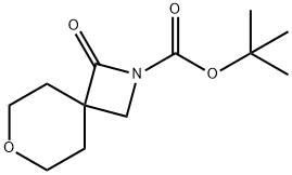 7-Oxa-2-azaspiro[3.5]nonane-2-carboxylic acid, 1-oxo-, 1,1-diMethylethyl ester Struktur