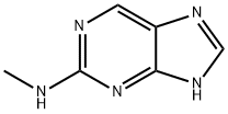 1H-Purin-2-amine, N-methyl- (9CI) 结构式