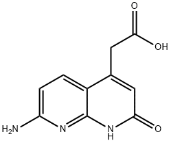 2-(7-AMINO-2-HYDROXY[1,8]NAPHTHYRIDIN-4-YL)-ACETIC ACID