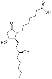 13,14-二氢前列腺素E1, 19313-28-1, 结构式