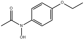 N-hydroxyphenacetin Structure
