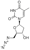 5'-叠氮基-5'-脱氧胸苷,19316-85-9,结构式