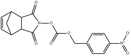 降冰片烯-2,3-二羧基亚胺基对硝基苄基碳酸酯 结构式