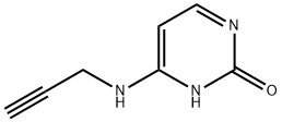 2(1H)-Pyrimidinone, 4-(2-propynylamino)- (9CI) Struktur
