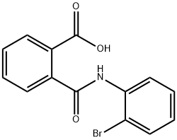 2-[[(2-BROMOPHENYL)AMINO]CARBONYL]-BENZOIC ACID Structure