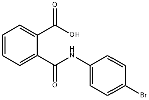 2-[(4-BROMOANILINO)CARBONYL]-BENZOIC ACID 化学構造式