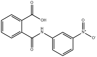 2-(3-硝基苯基氨基甲酰基)安息香酸, 19336-84-6, 结构式