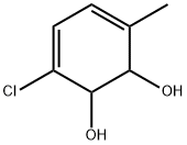 3-Chloro-6-methyl-3,5-cyclohexadiene-1,2-diol Structure