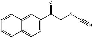 2-NAPHTHOYLMETHYL THIOCYANATE Structure