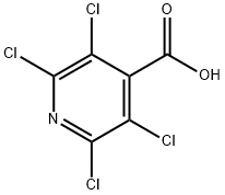 2,3,5,6-Tetrachloropyridine-4-carboxylic acid Struktur