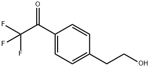 Ethanone, 2,2,2-trifluoro-1-[4-(2-hydroxyethyl)phenyl]- (9CI) Struktur