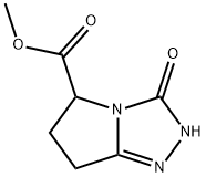 Methyl 3-oxo-2,5,6,7-tetrahydro-3H-pyrrolo-[2,1-c][1,2,4]triazole-5-carboxylate Structure