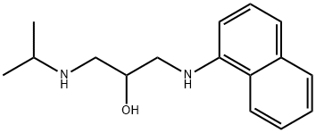 1-(Isopropylamino)-3-(1-naphthylamino)-2-propanol Structure