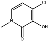 2(1H)-Pyridone,  4-chloro-3-hydroxy-1-methyl-  (8CI) 化学構造式